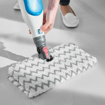 Shark Klik n'Flip Manual Steam Pocket Mop – White & Blue | S6001UK