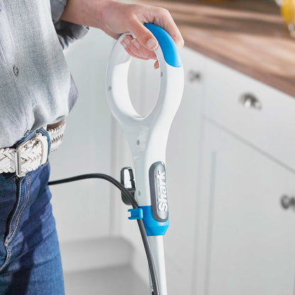 Shark Klik n'Flip Manual Steam Pocket Mop – White & Blue | S6001UK