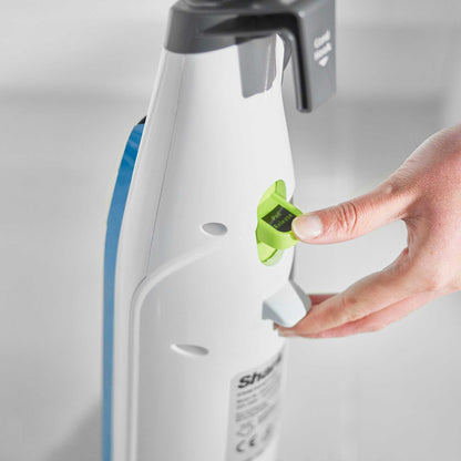 Shark Klik n'Flip Manual Steam Pocket Mop – White & Blue | S6001UK