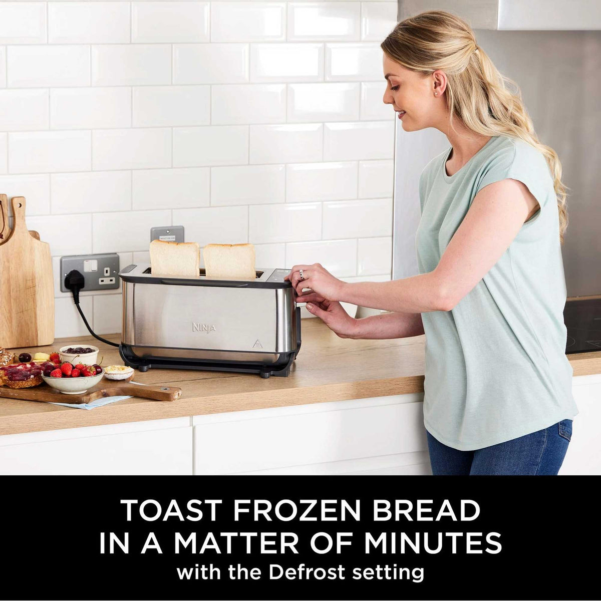 Ninja Foodi 3-in-1 Toaster, Grill & Panini Press – Stainless Steel | ST202UK