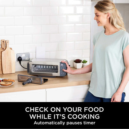Ninja Foodi 3-in-1 Toaster, Grill & Panini Press – Stainless Steel | ST202UK