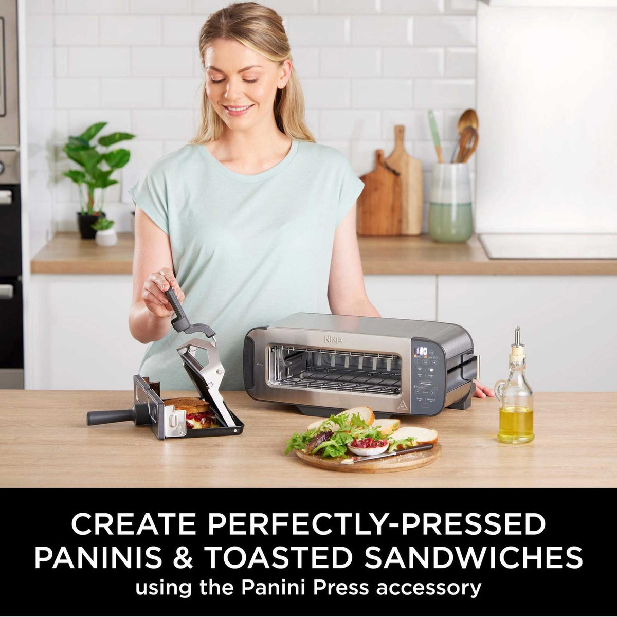Ninja Foodi 3-in-1 Toaster, Grill & Panini Press – Stainless Steel | ST202UK