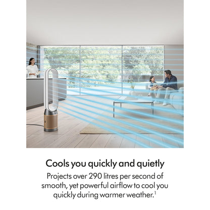 Dyson TP12 Purifier Fan – White/Gold – PC2