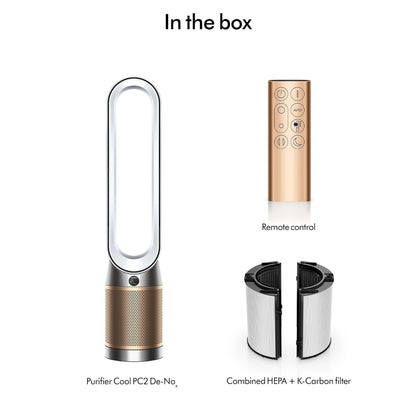 Dyson TP12 Purifier Fan – White/Gold – PC2