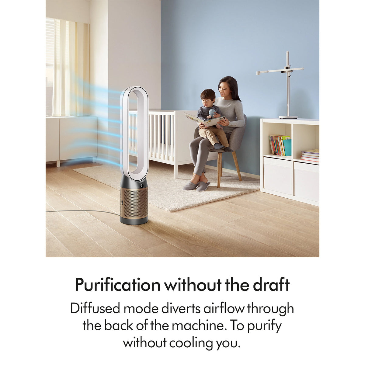 Dyson TP12 Purifier Fan – White/Gold – PC2