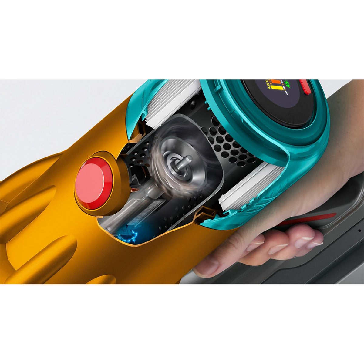 Dyson V12 Detect Slim Submarine Cordless Vacuum – Yellow / Nickel – V12DETECTSUB