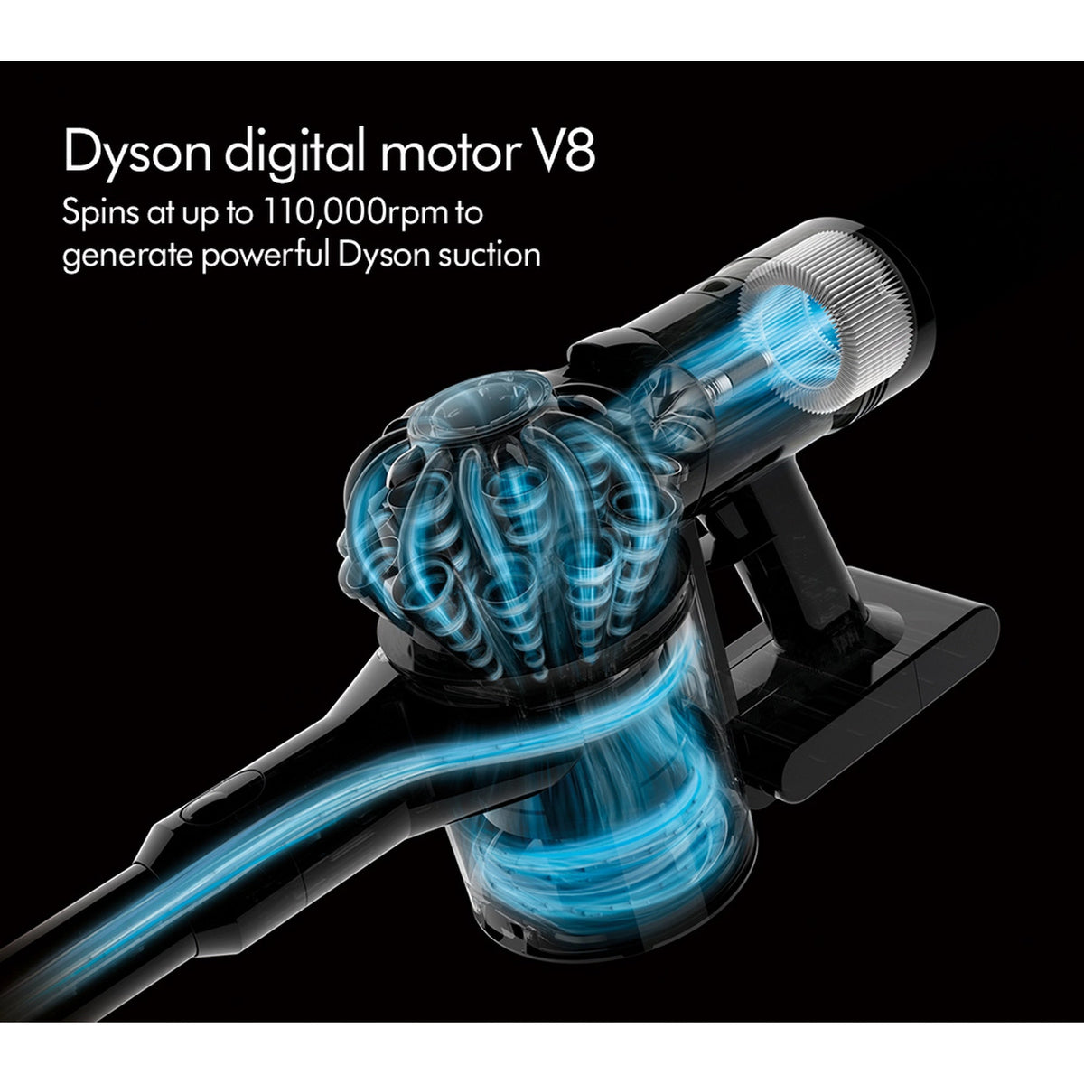 Dyson V8 Total Clean Cordless Vacuum Cleaner | 40 Minute Runtime | De-Tangling Technology