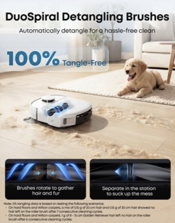 Eufy Omni C28 Robot Vacuum & Mop with All-in-One Station & Extra Dust Bags - T211AV20