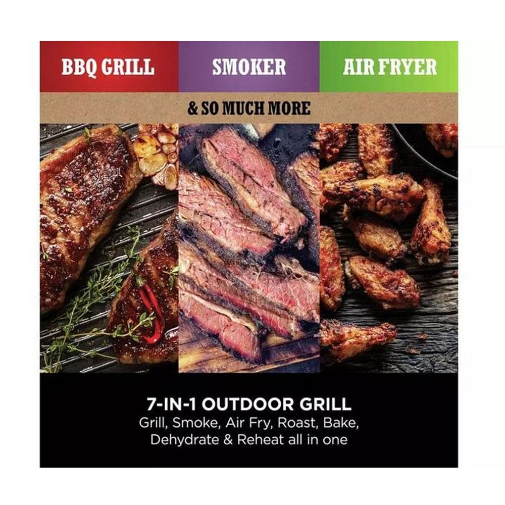 Ninja Woodfire Electric BBQ Grill and Smoker with Cover - OG703UK - Box Opened