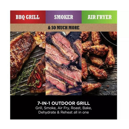 Ninja Woodfire Electric BBQ Grill and Smoker with Cover - OG703UK - Box Opened