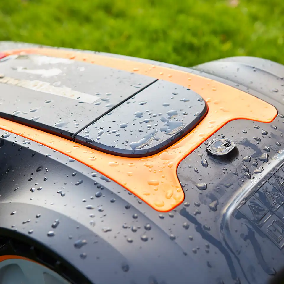 Robotic Lawn Mower Up to 800m² with Auto-Charging Station, Boundary Wire & Rain Sensor