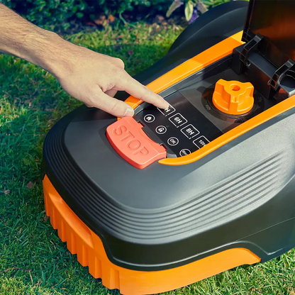 Robotic Lawn Mower Up to 800m² with Auto-Charging Station, Boundary Wire & Rain Sensor