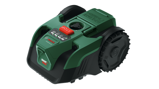 Wire-Free Robotic Lawn Mower Up to 100m² with AI Vision Navigation & Portable Battery System