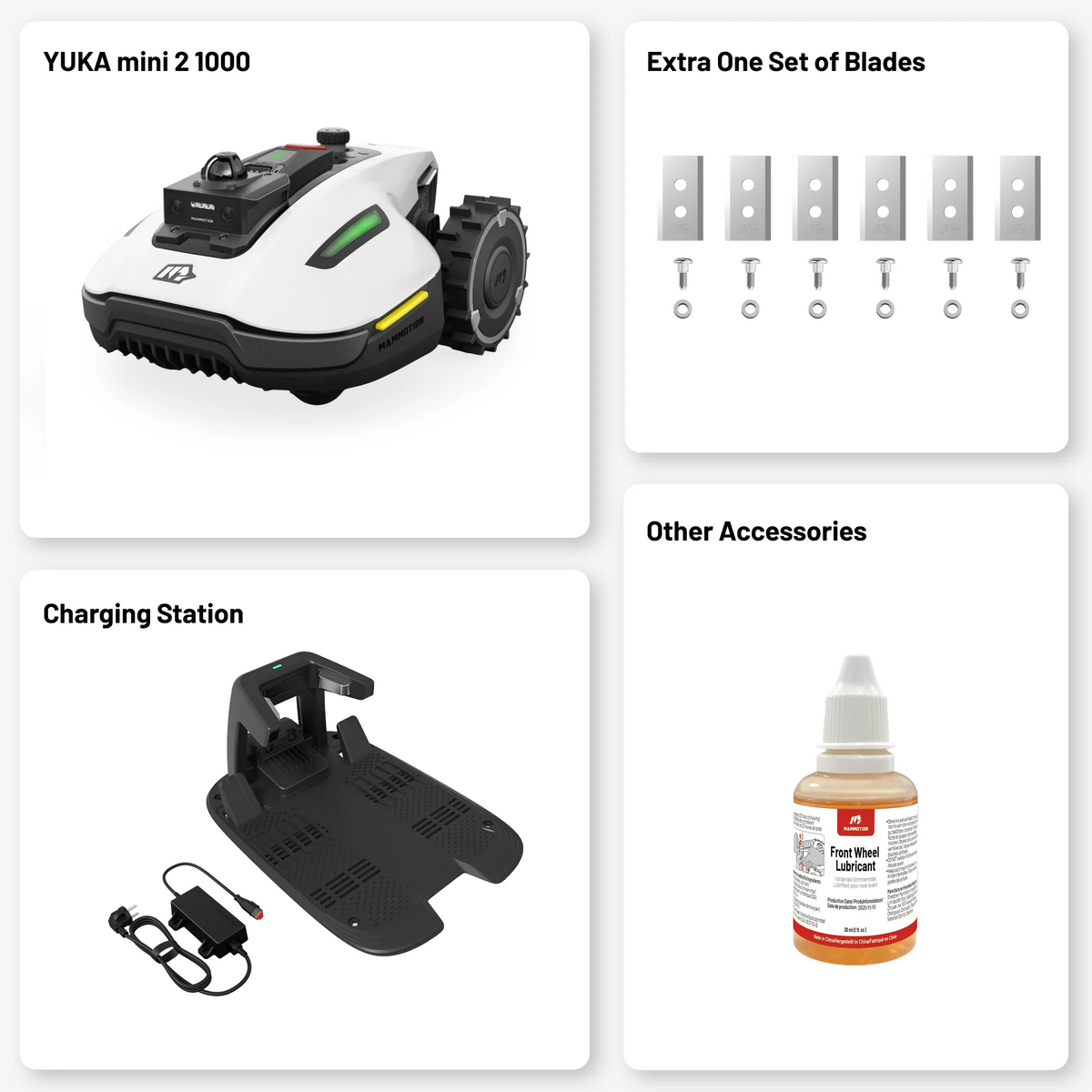 Robotic Lawn Mower Up to 1000m², 360° LiDAR Navigation, Dual-Camera AI Vision