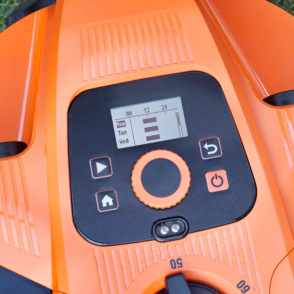 Wire-Free Robotic Lawn Mower Up to 800m² with Optical Vision Navigation & Auto-Charging Dock