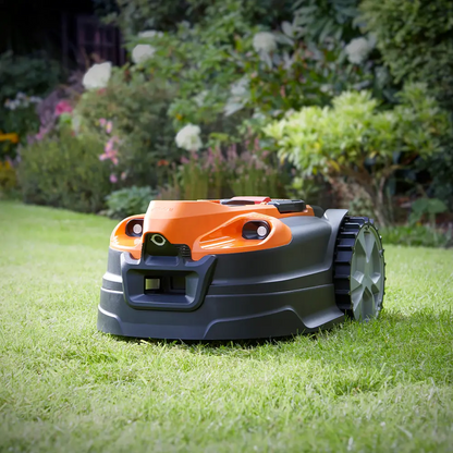 Wire-Free Robotic Lawn Mower Up to 800m² with Optical Vision Navigation & Auto-Charging Dock
